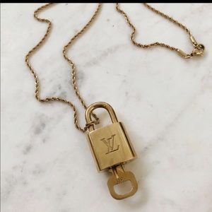 Louis Vuitton Padlock Necklace